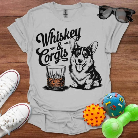 Whiskey & Corgis Shirt - The Pawsitive Initiative