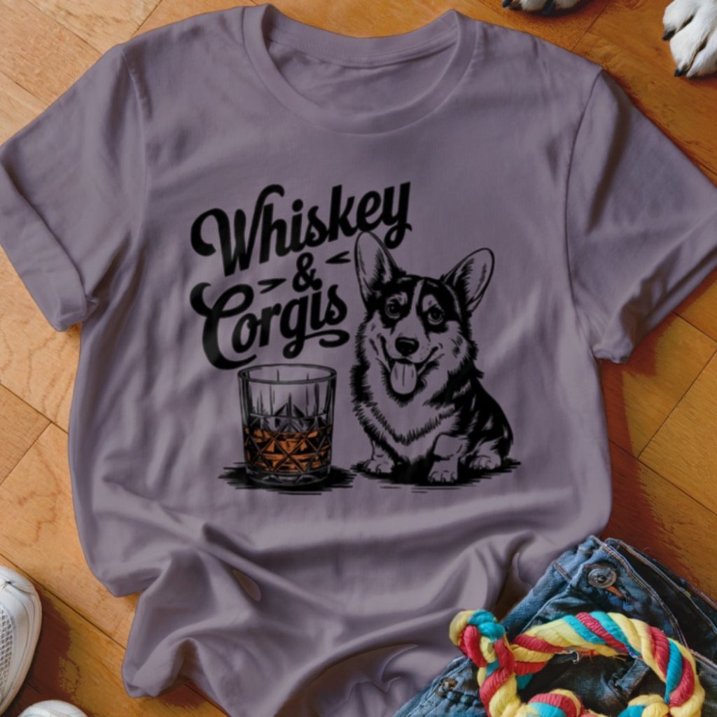 Whiskey & Corgis Shirt - The Pawsitive Initiative