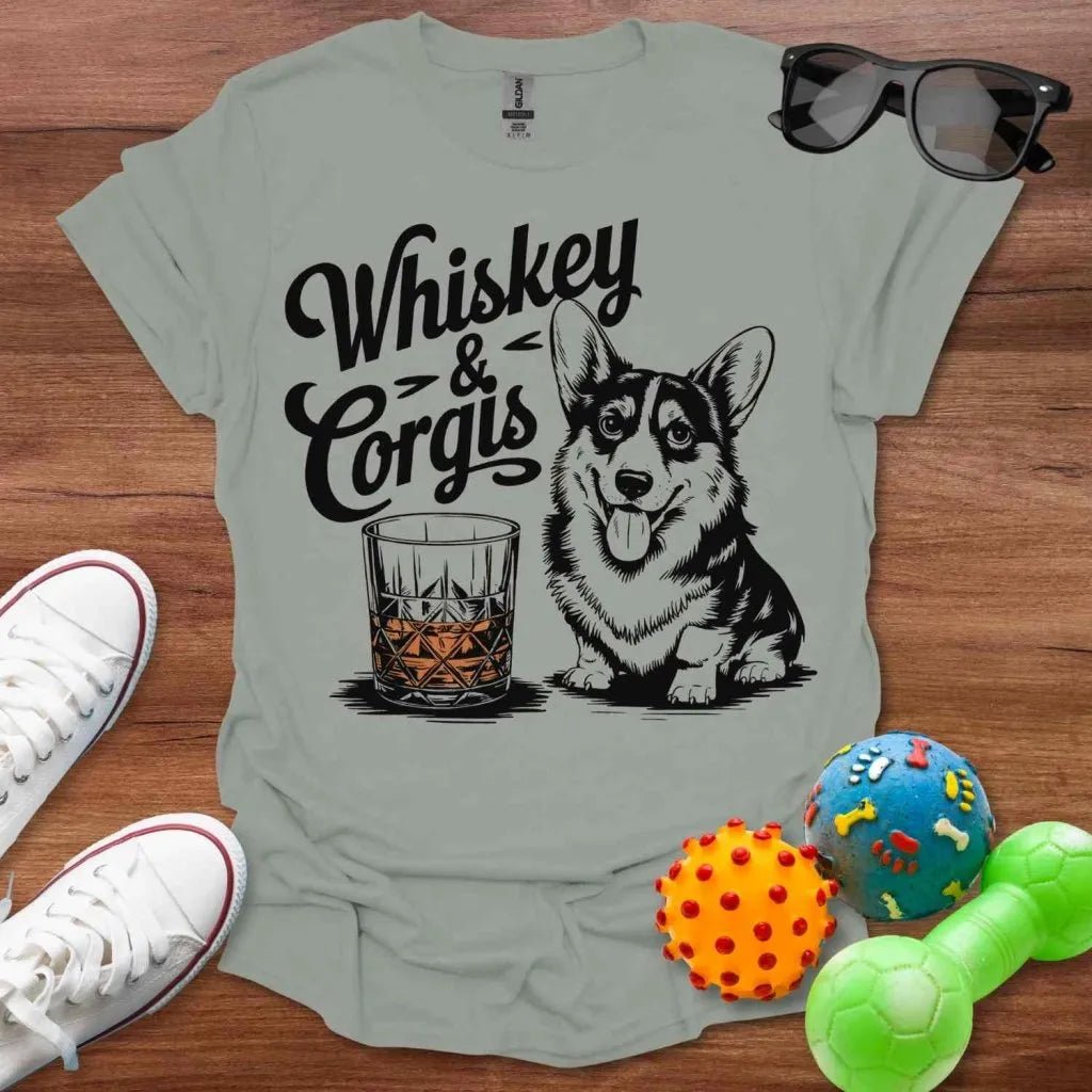 Whiskey & Corgis Shirt - The Pawsitive Initiative
