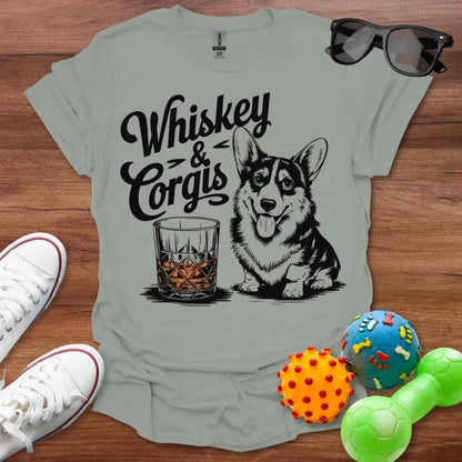 Whiskey & Corgis Shirt - The Pawsitive Initiative