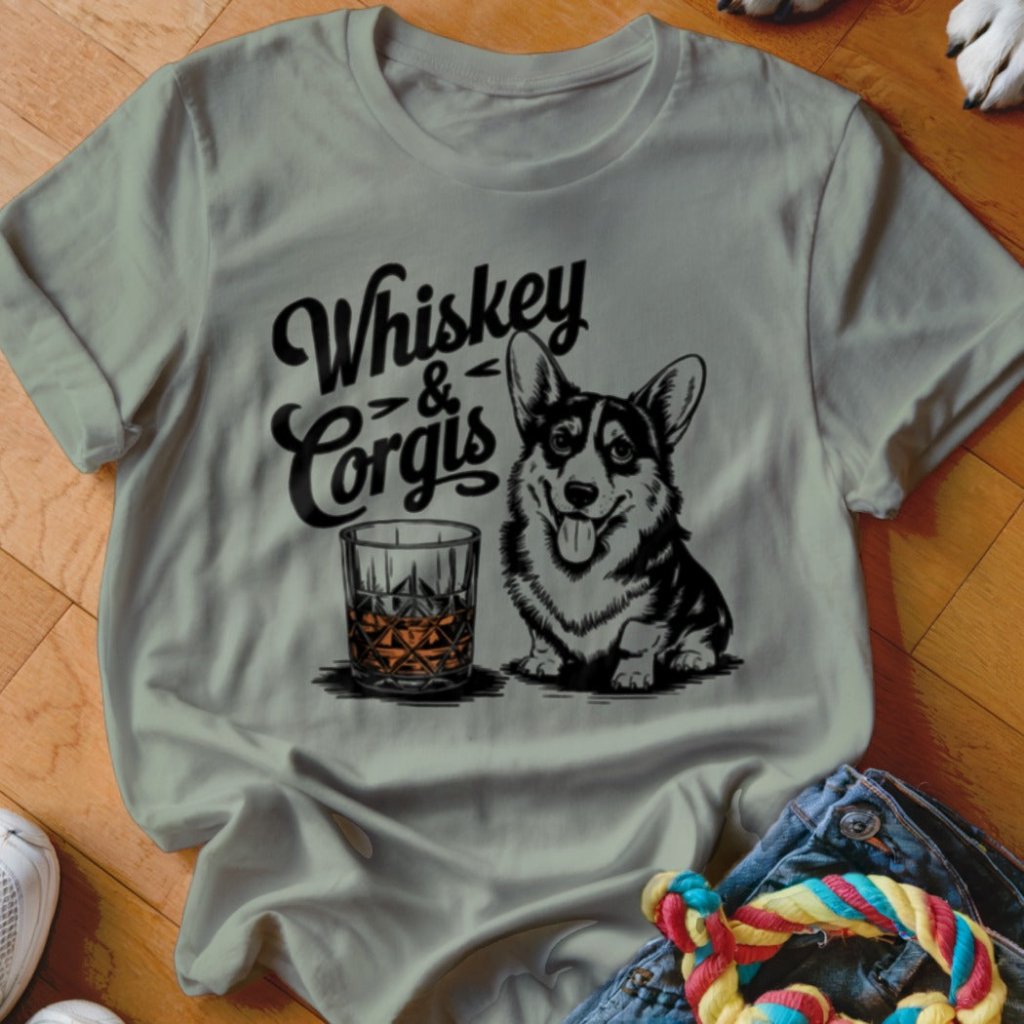 Whiskey & Corgis Shirt - The Pawsitive Initiative
