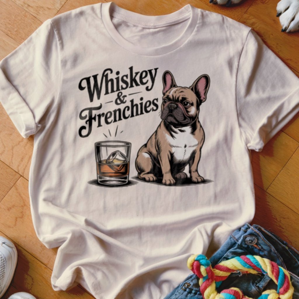 Whiskey & Frenchies Shirt - The Pawsitive Initiative