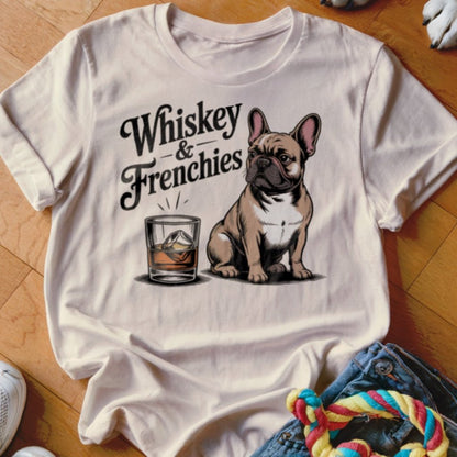 Whiskey & Frenchies Shirt - The Pawsitive Initiative