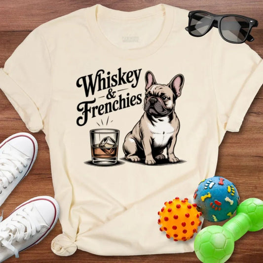 Whiskey & Frenchies Shirt - The Pawsitive Initiative