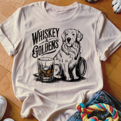 Whiskey & Goldens Shirt - The Pawsitive Initiative