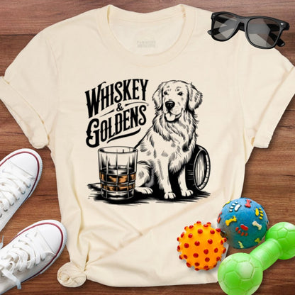 Whiskey & Goldens Shirt - The Pawsitive Initiative