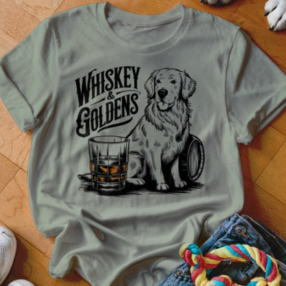 Whiskey & Goldens Shirt - The Pawsitive Initiative