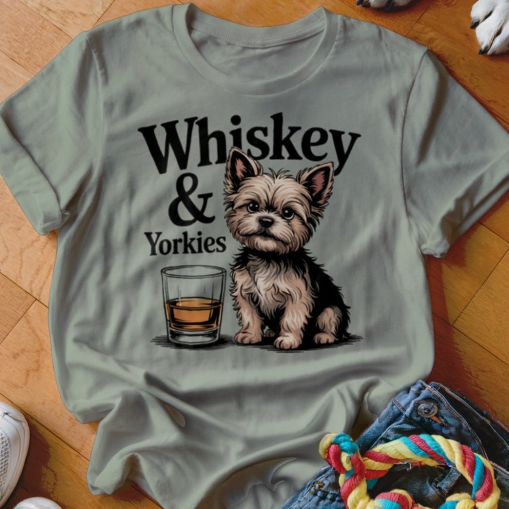 Whiskey & Yorkies Shirt - The Pawsitive Initiative