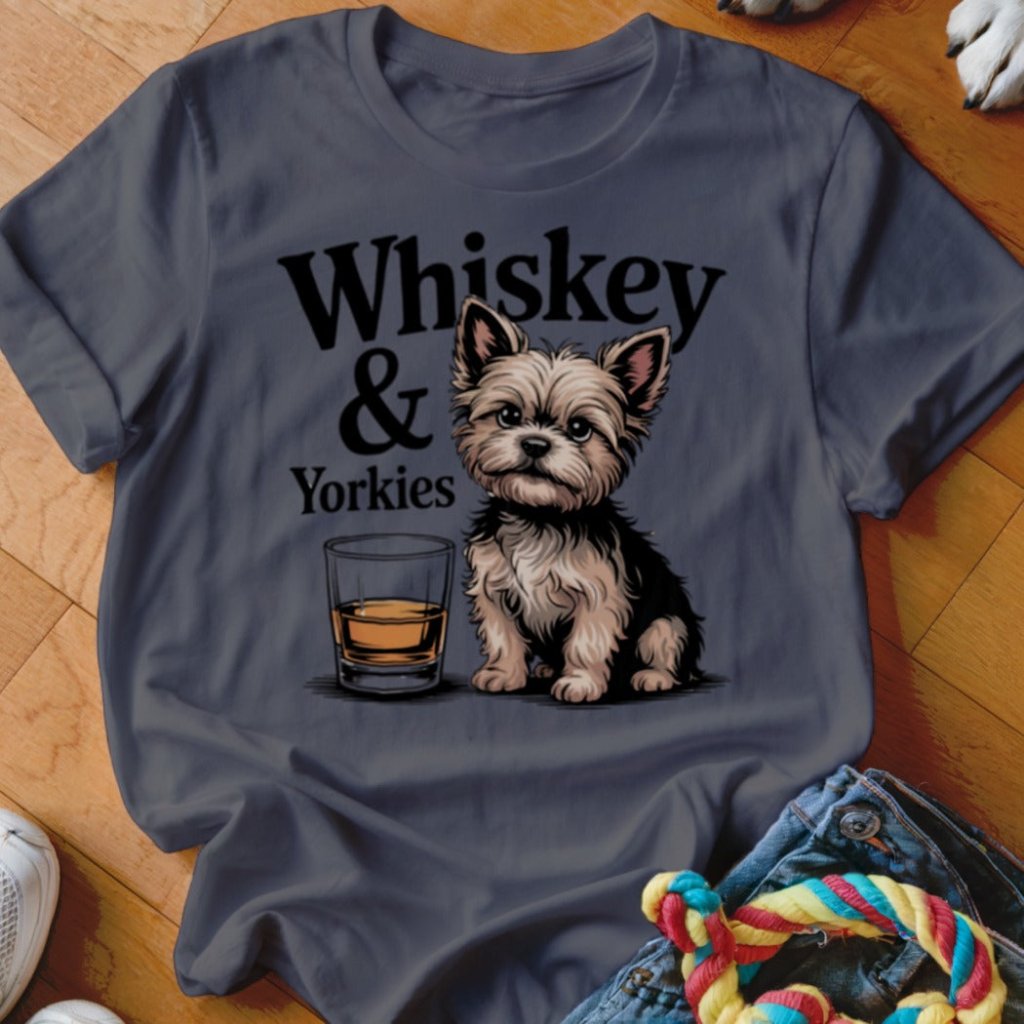 Whiskey & Yorkies Shirt - The Pawsitive Initiative