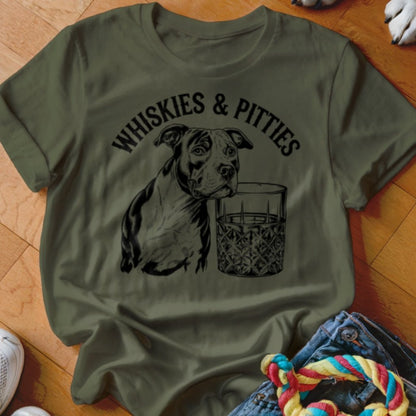 Whiskies and Pitties Shirt - The Pawsitive Initiative