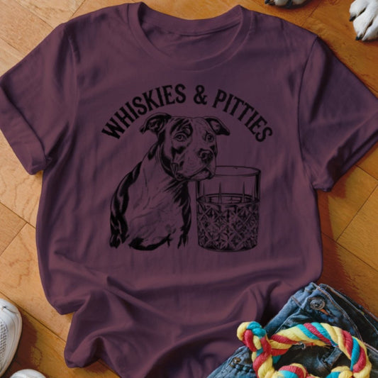 Whiskies and Pitties Shirt - The Pawsitive Initiative