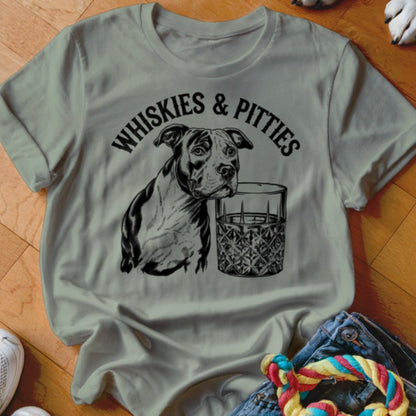 Whiskies and Pitties Shirt - The Pawsitive Initiative
