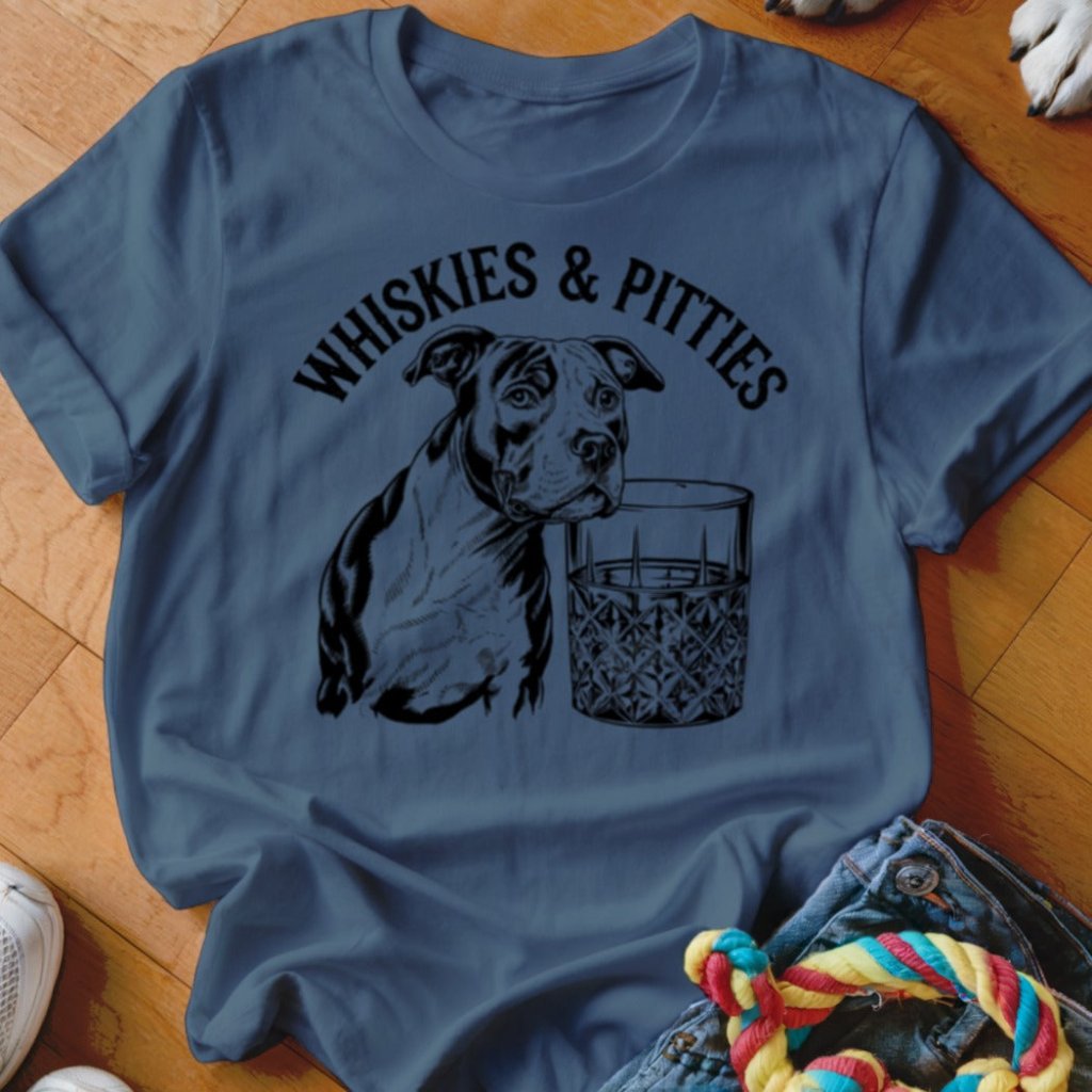 Whiskies and Pitties Shirt - The Pawsitive Initiative