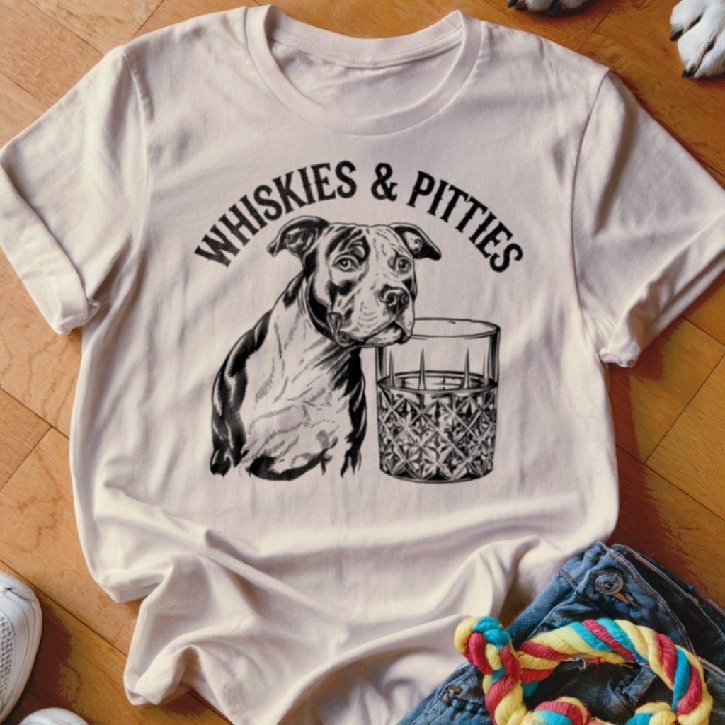Whiskies and Pitties Shirt - The Pawsitive Initiative