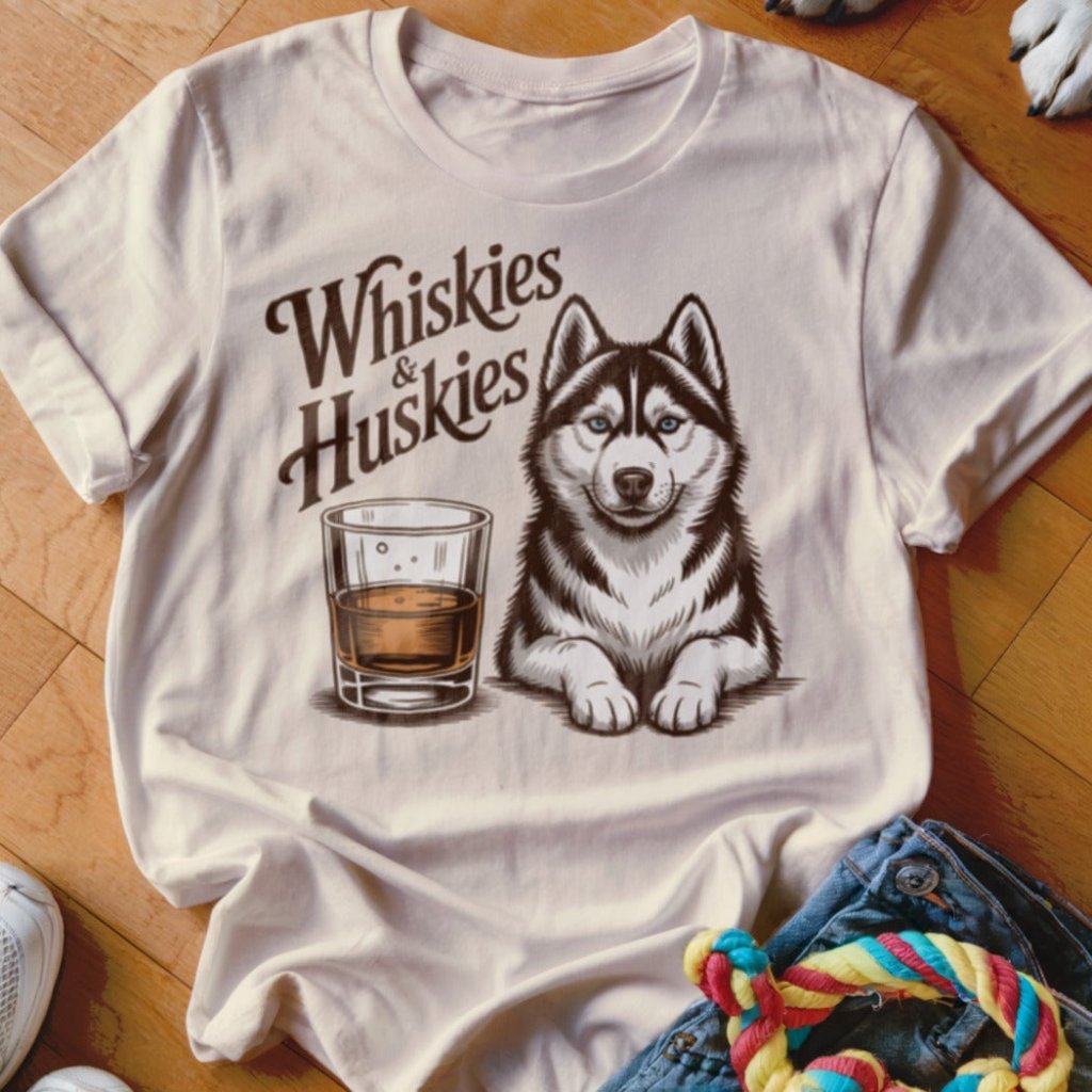 Whiskies & Huskies Shirt - The Pawsitive Initiative