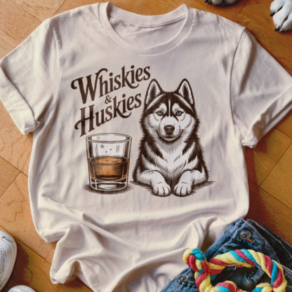 Whiskies & Huskies Shirt - The Pawsitive Initiative