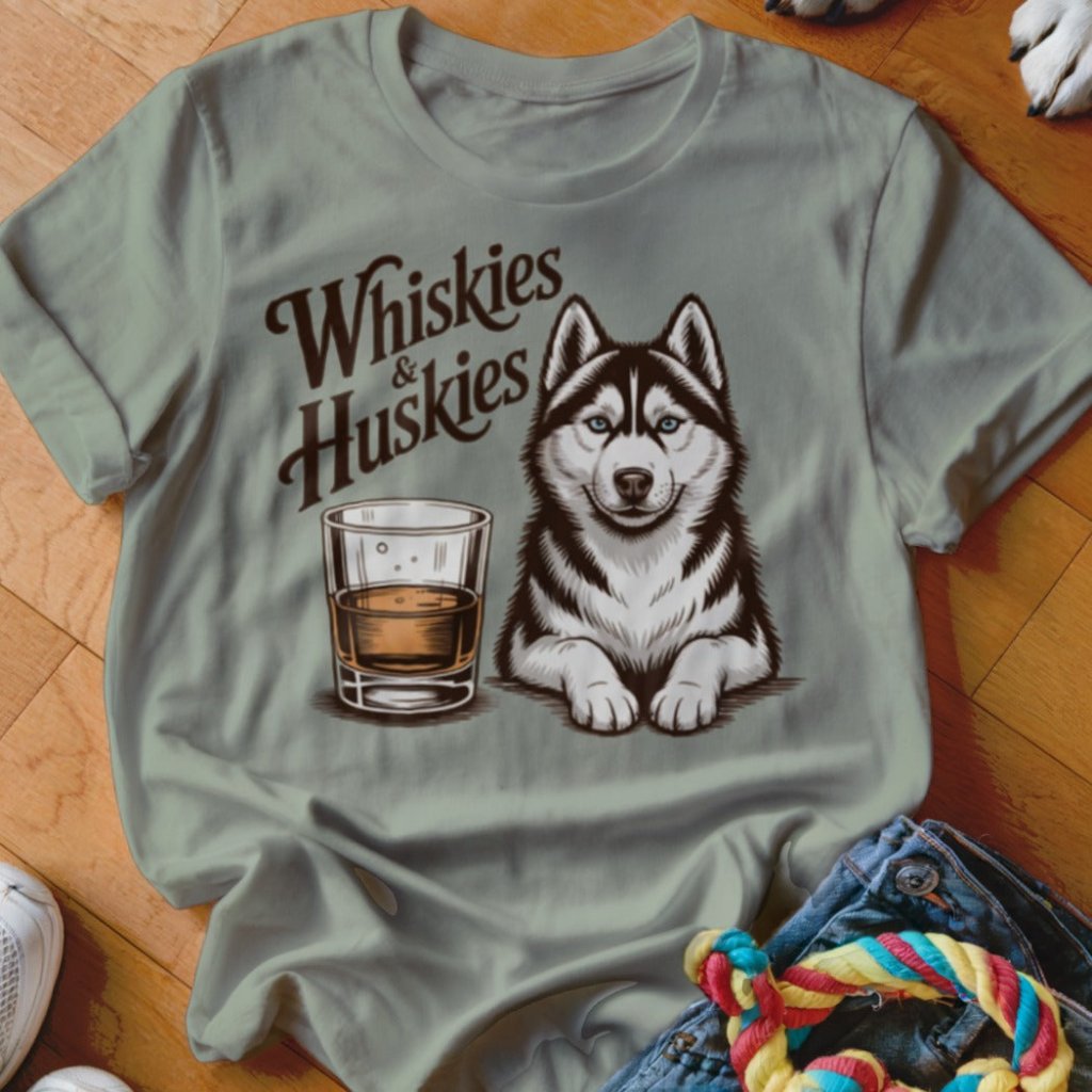 Whiskies & Huskies Shirt - The Pawsitive Initiative