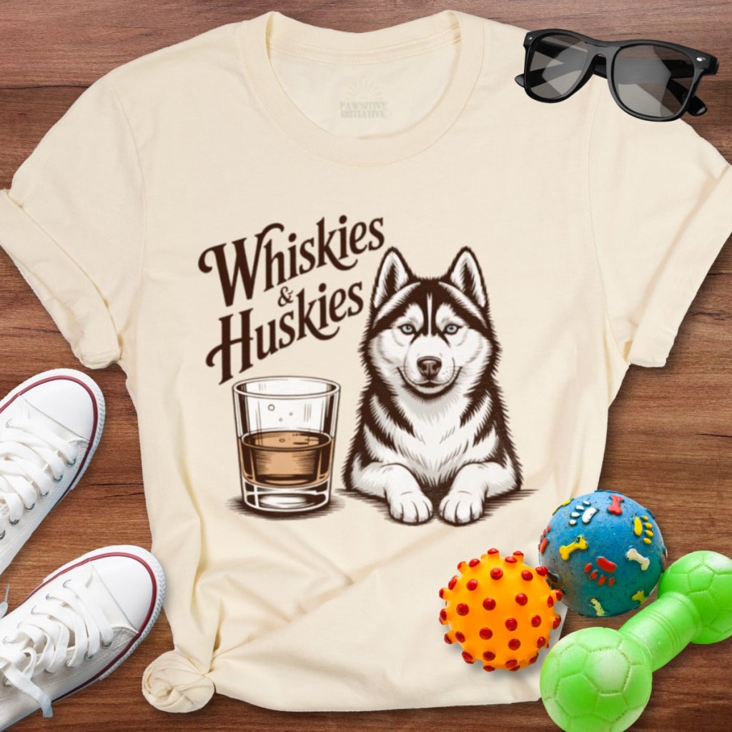 Whiskies & Huskies Shirt - The Pawsitive Initiative