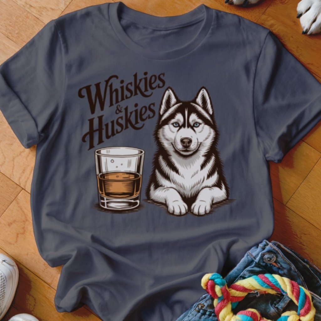 Whiskies & Huskies Shirt - The Pawsitive Initiative