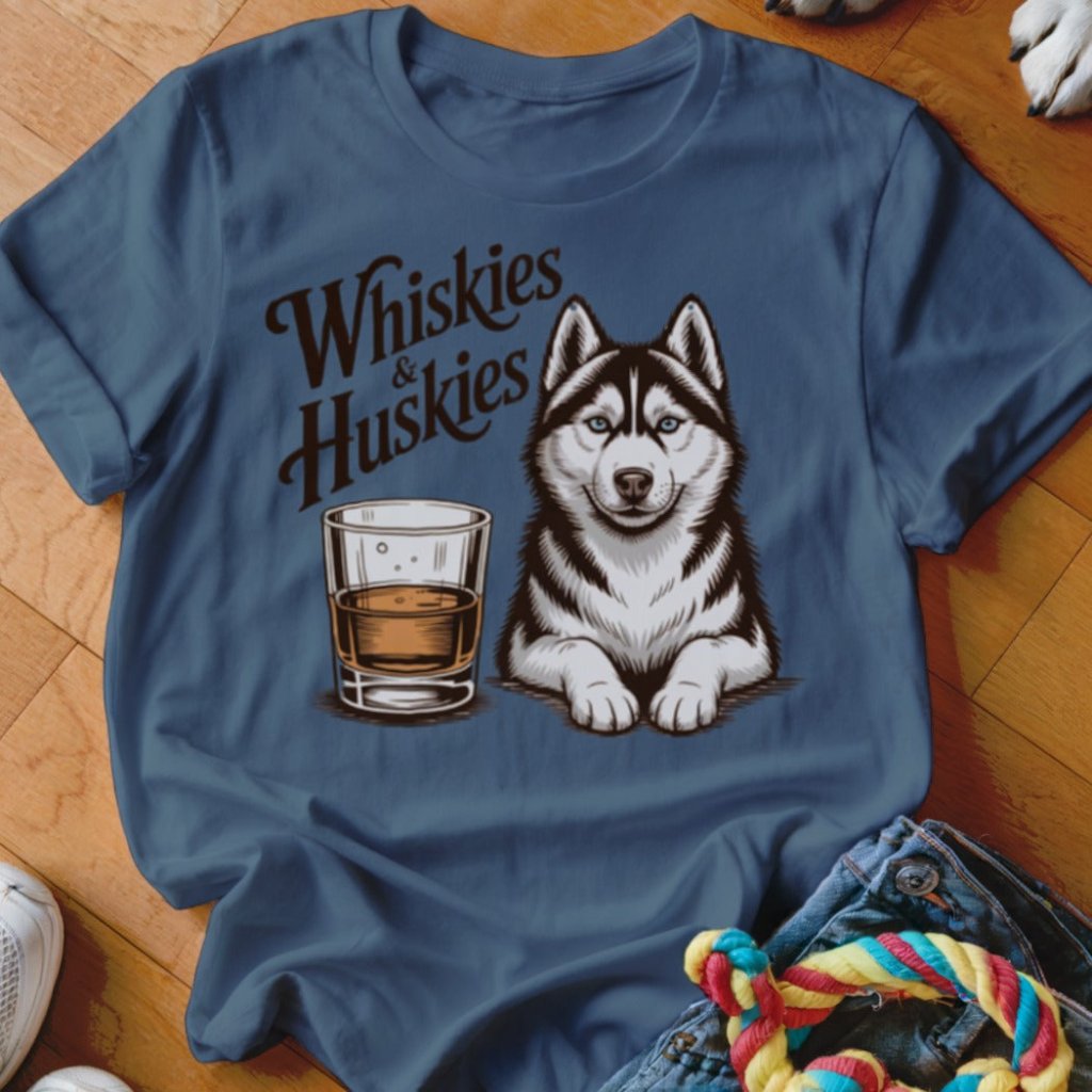 Whiskies & Huskies Shirt - The Pawsitive Initiative