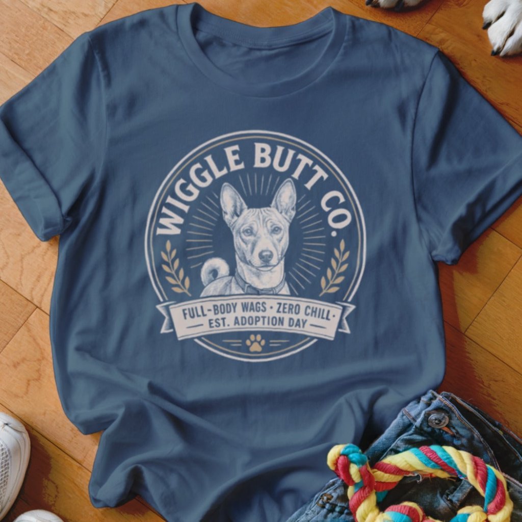 Wiggle Butt Co Basenji Shirt - The Pawsitive Initiative