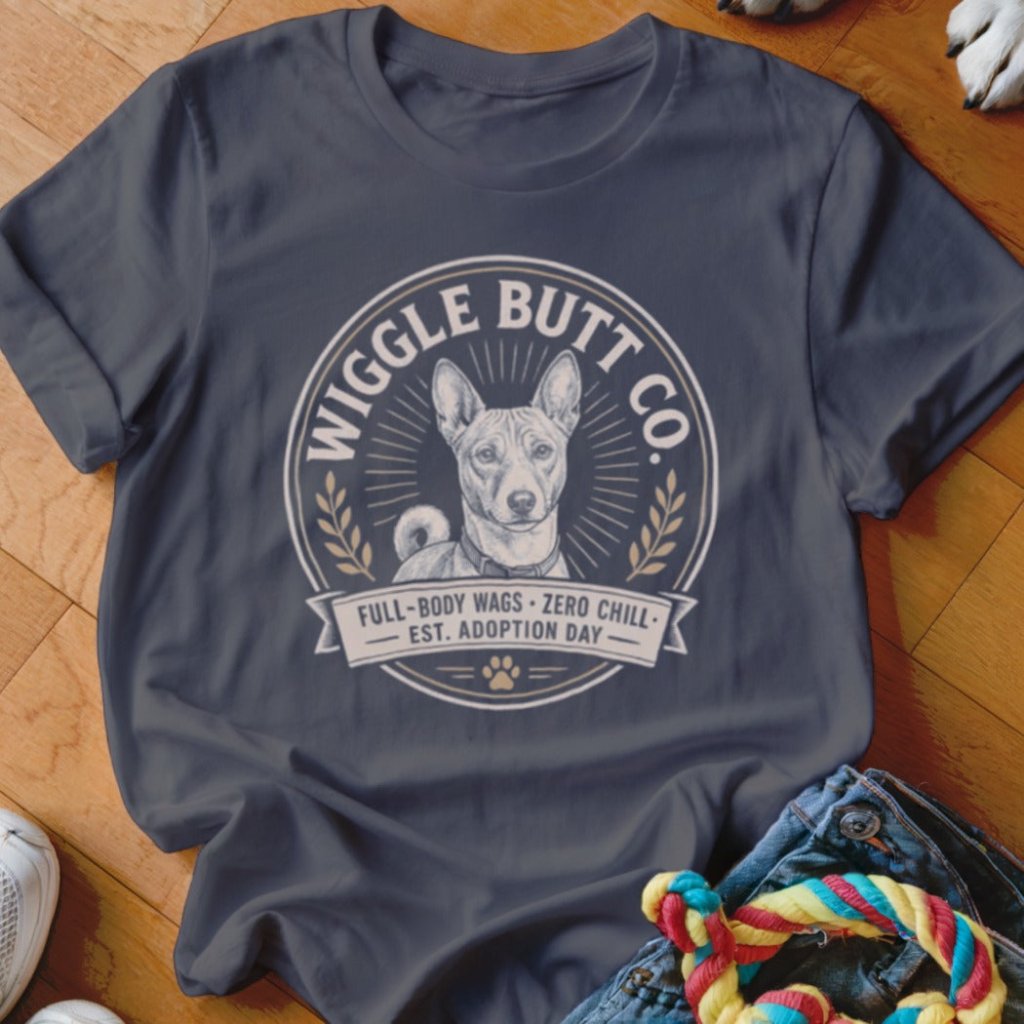 Wiggle Butt Co Basenji Shirt - The Pawsitive Initiative