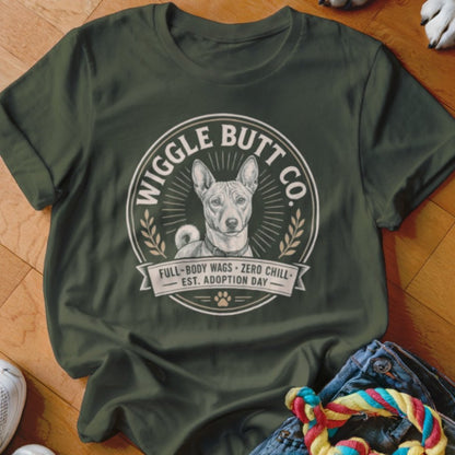 Wiggle Butt Co Basenji Shirt - The Pawsitive Initiative