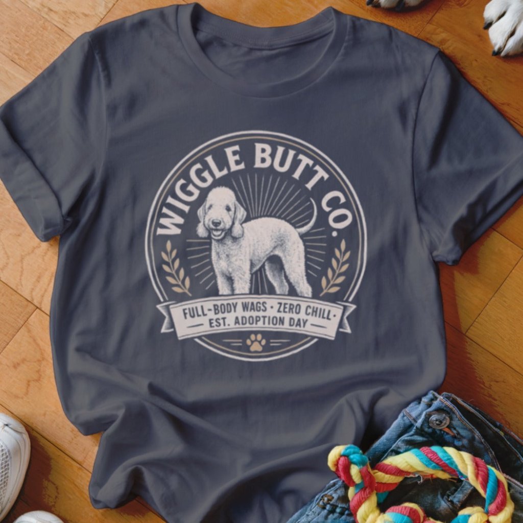 Wiggle Butt Co Bedlington Terrier Shirt - The Pawsitive Initiative
