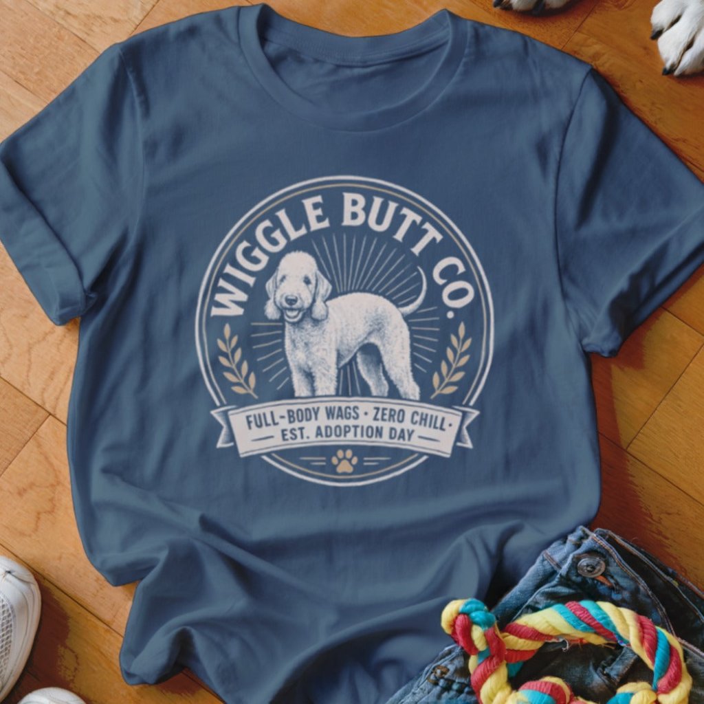 Wiggle Butt Co Bedlington Terrier Shirt - The Pawsitive Initiative