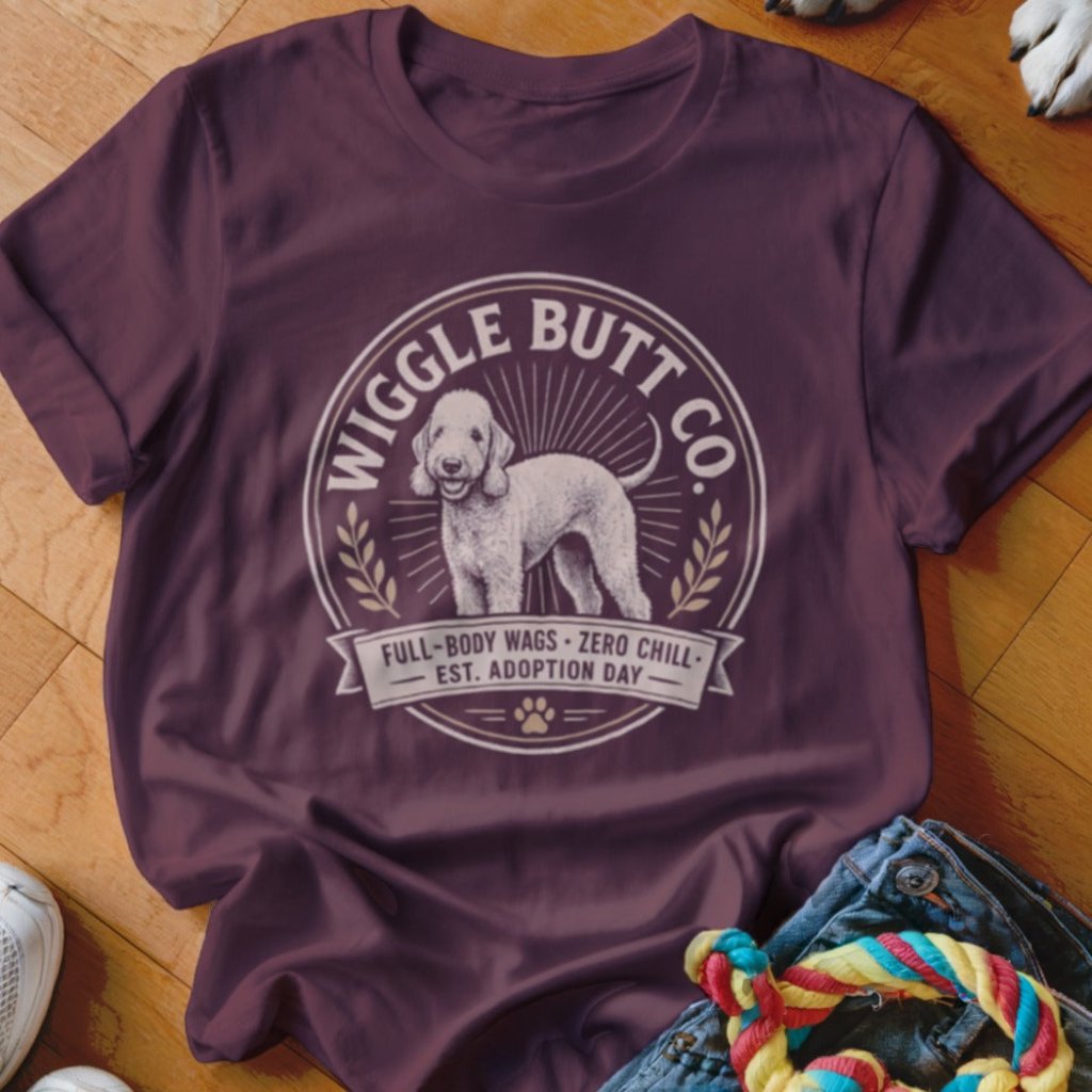 Wiggle Butt Co Bedlington Terrier Shirt - The Pawsitive Initiative