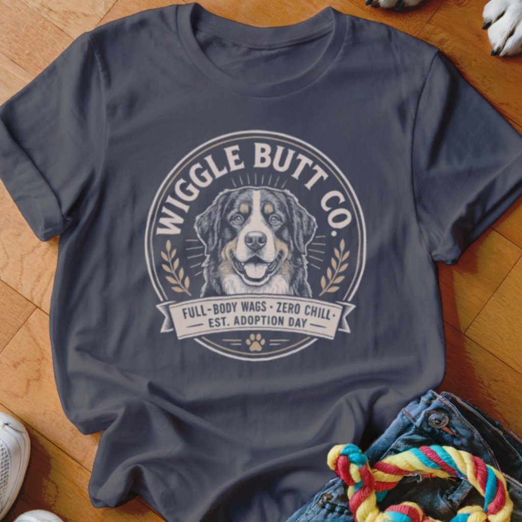 Wiggle Butt Co Bernese Mountain Dog Shirt - The Pawsitive Initiative