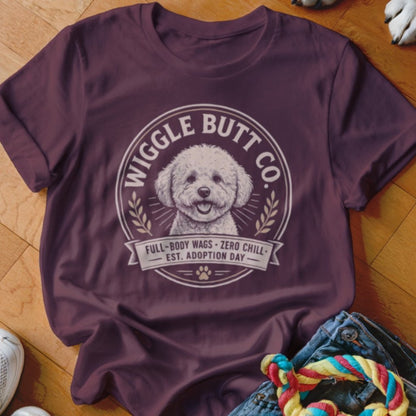 Wiggle Butt Co Bichon Frise Shirt - The Pawsitive Initiative