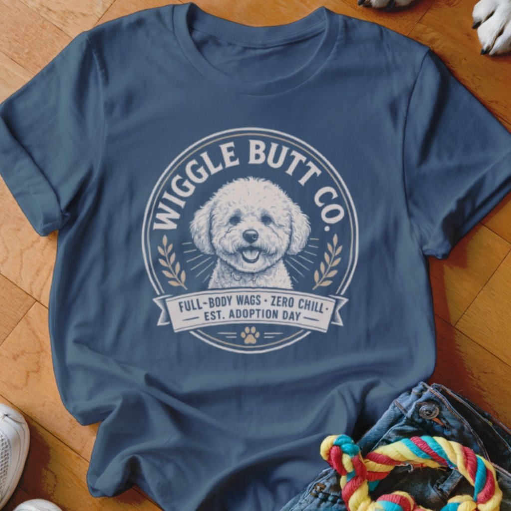 Wiggle Butt Co Bichon Frise Shirt - The Pawsitive Initiative