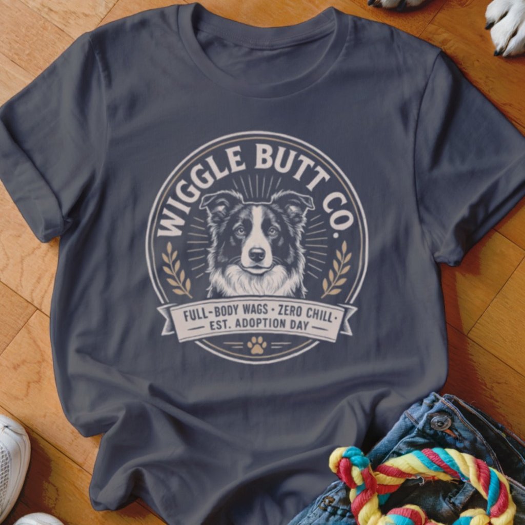 Wiggle Butt Co Border Collie Shirt - The Pawsitive Initiative