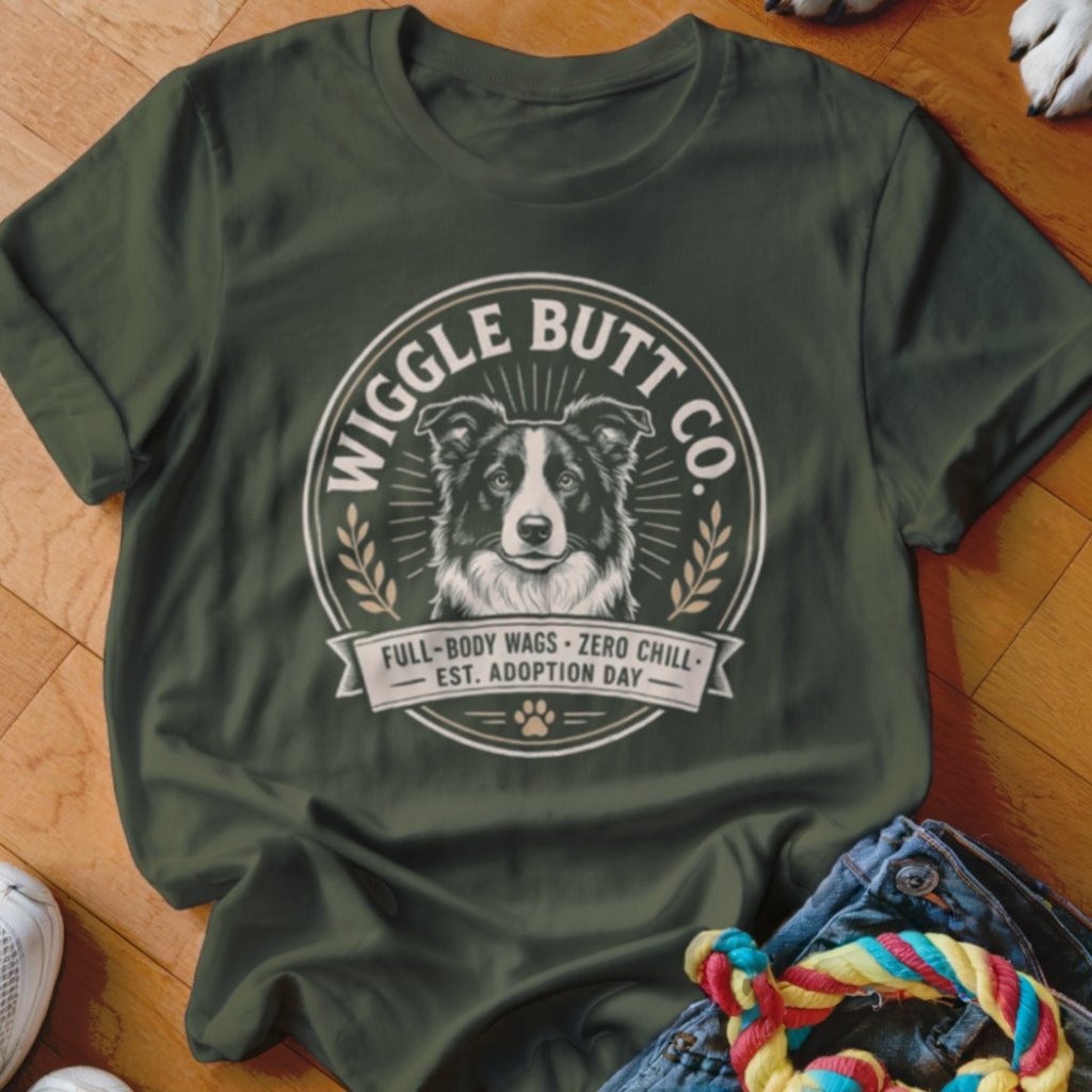 Wiggle Butt Co Border Collie Shirt - The Pawsitive Initiative
