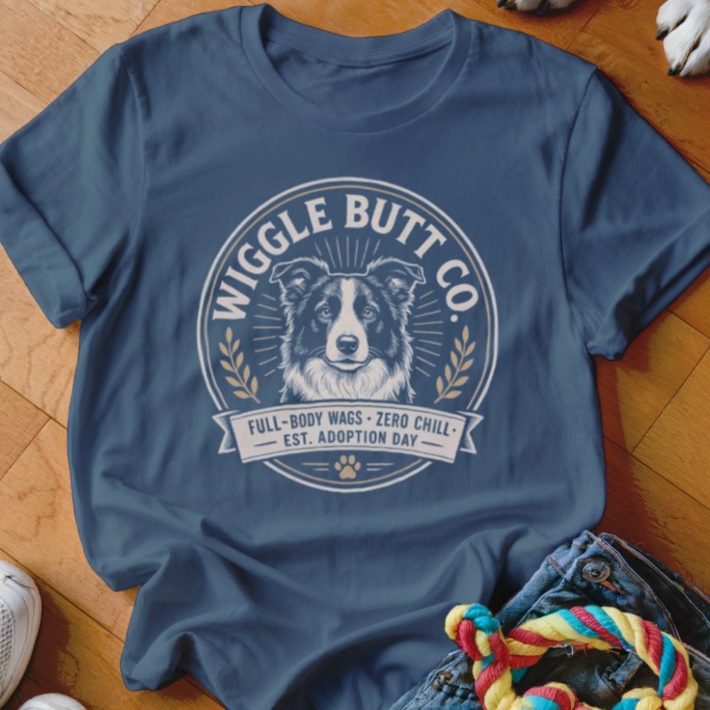 Wiggle Butt Co Border Collie Shirt - The Pawsitive Initiative