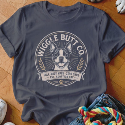 Wiggle Butt Co Boston Terrier Shirt - The Pawsitive Initiative