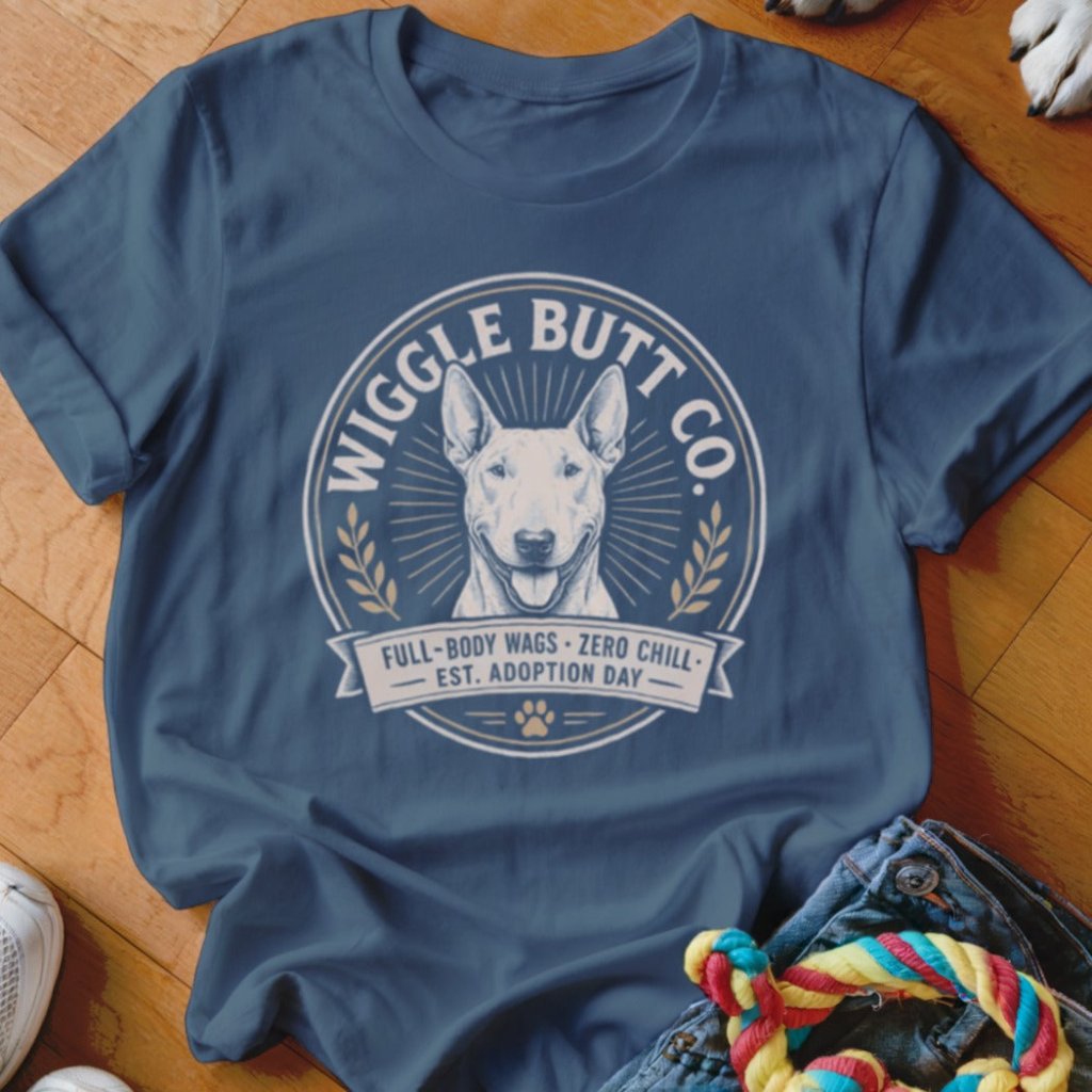 Wiggle Butt Co Bull Terrier Shirt - The Pawsitive Initiative