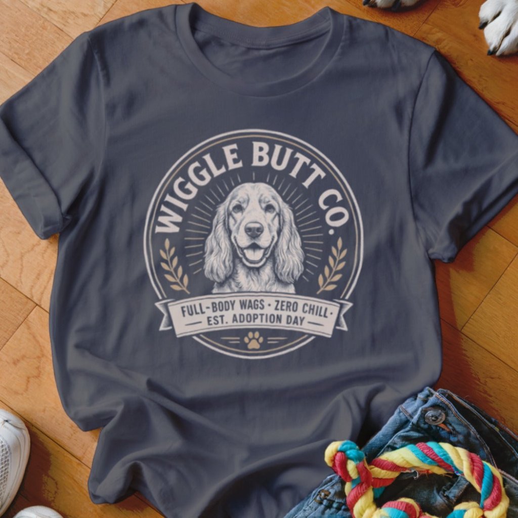 Wiggle Butt Co Cocker Spaniel Shirt - The Pawsitive Initiative