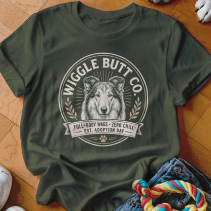 Wiggle Butt Co Collie Shirt - The Pawsitive Initiative
