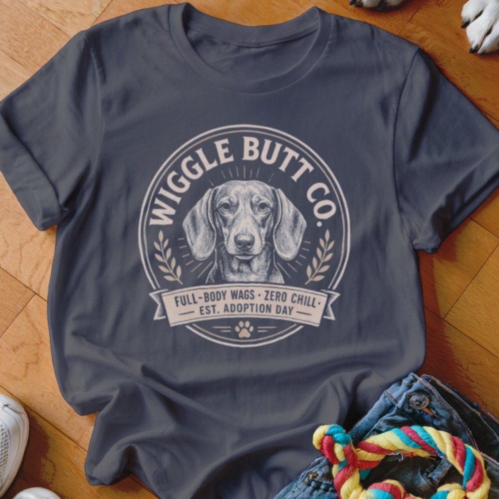 Wiggle Butt Co Dachshund Shirt - The Pawsitive Initiative