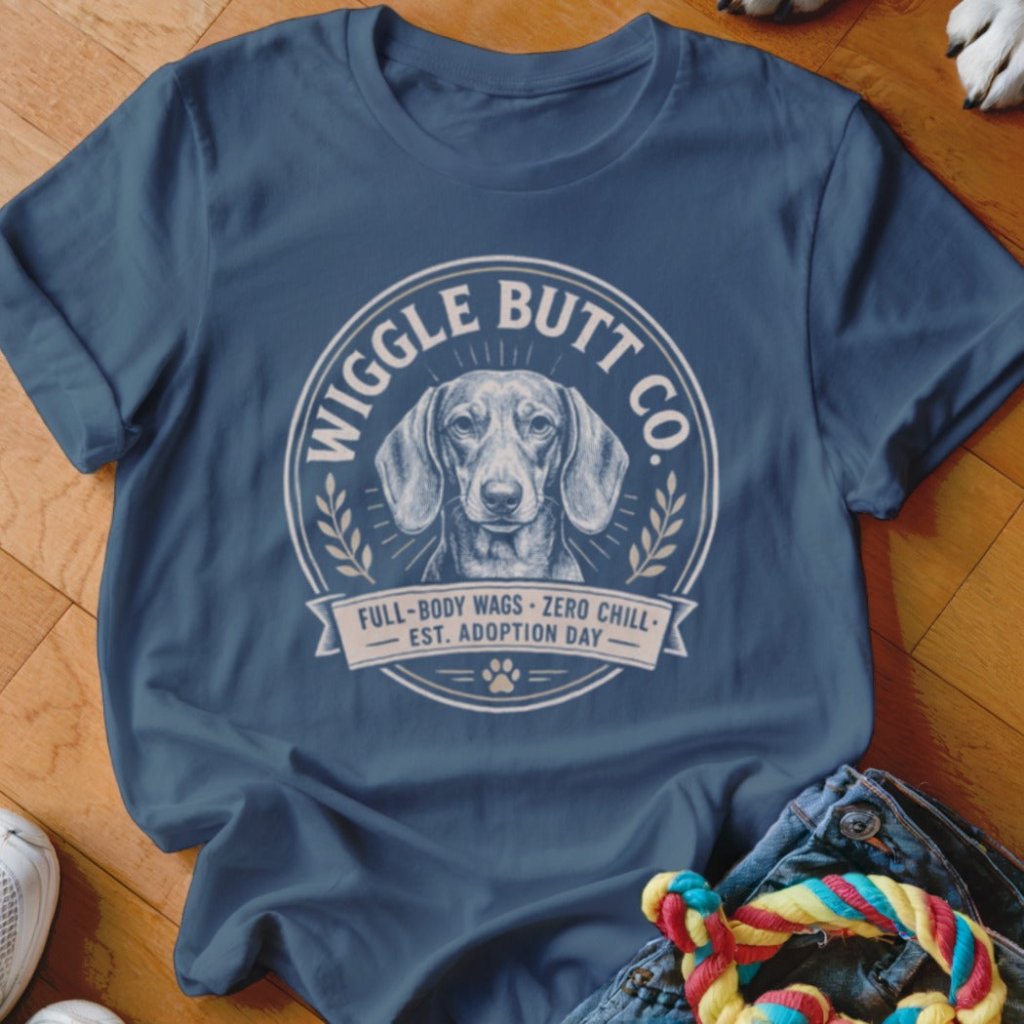 Wiggle Butt Co Dachshund Shirt - The Pawsitive Initiative