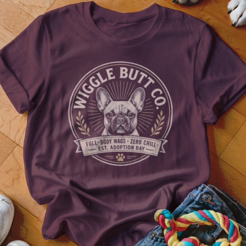 Wiggle Butt Co Frenchie Shirt - The Pawsitive Initiative