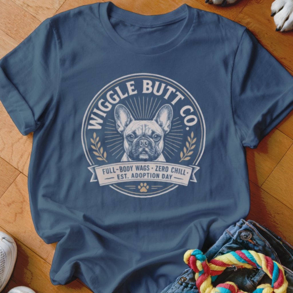 Wiggle Butt Co Frenchie Shirt - The Pawsitive Initiative