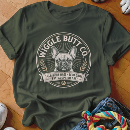 Wiggle Butt Co Frenchie Shirt - The Pawsitive Initiative