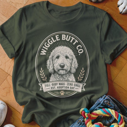 Wiggle Butt Co Goldendoodle Shirt - The Pawsitive Initiative