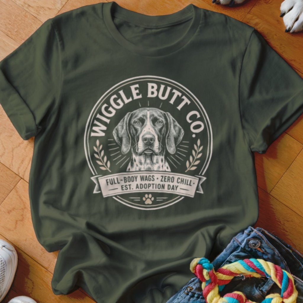 Wiggle Butt Co GSP Shirt - The Pawsitive Initiative