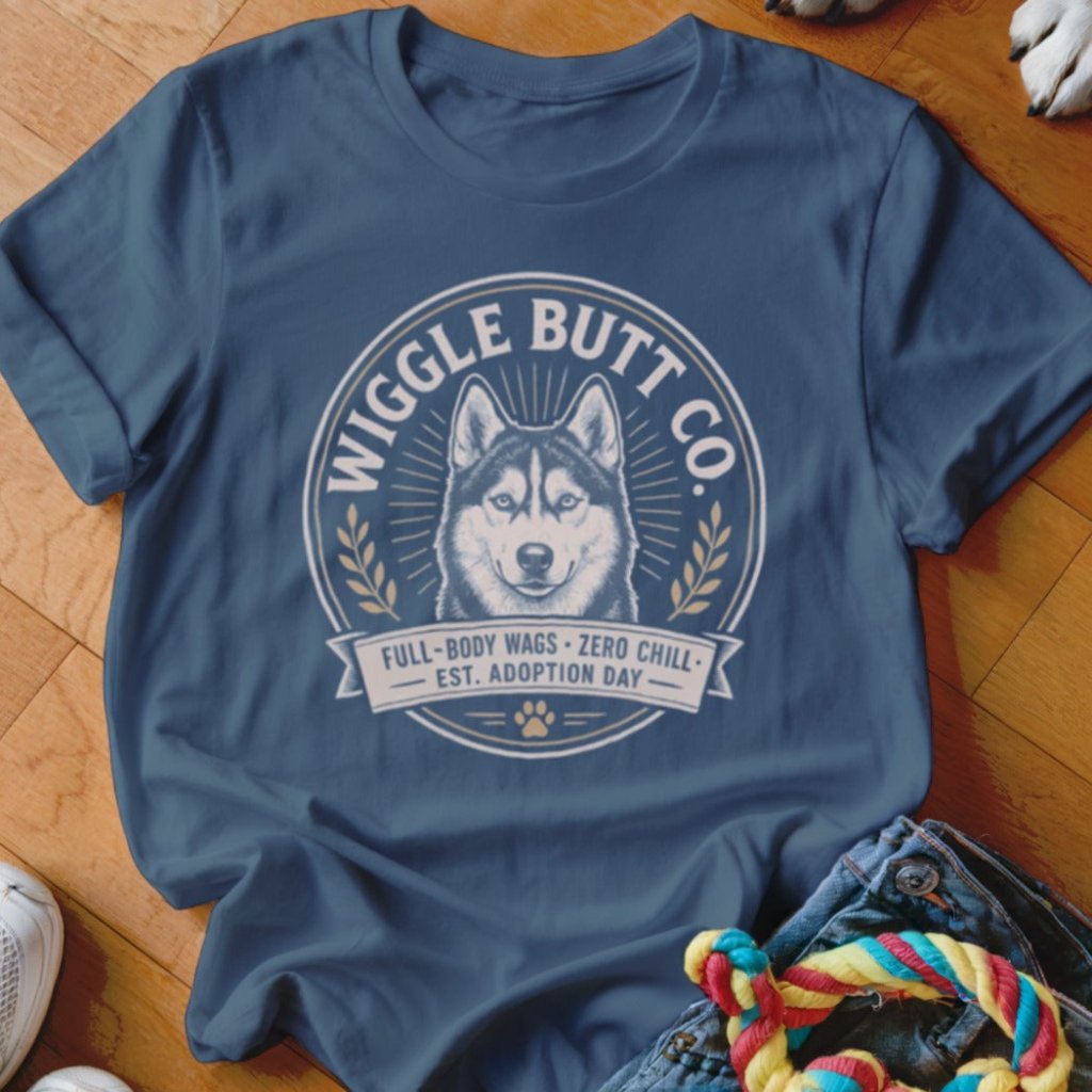 Wiggle Butt Co Husky Shirt - The Pawsitive Initiative