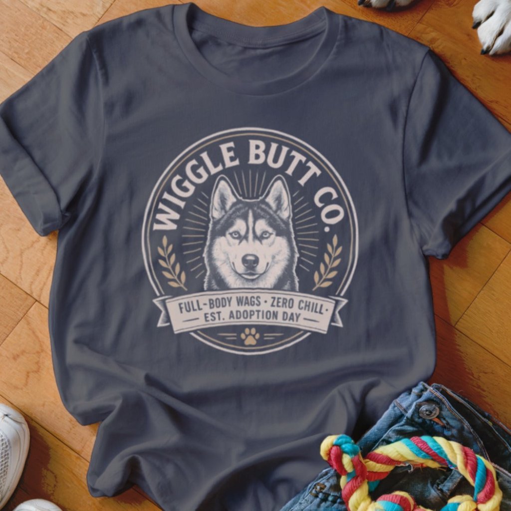 Wiggle Butt Co Husky Shirt - The Pawsitive Initiative