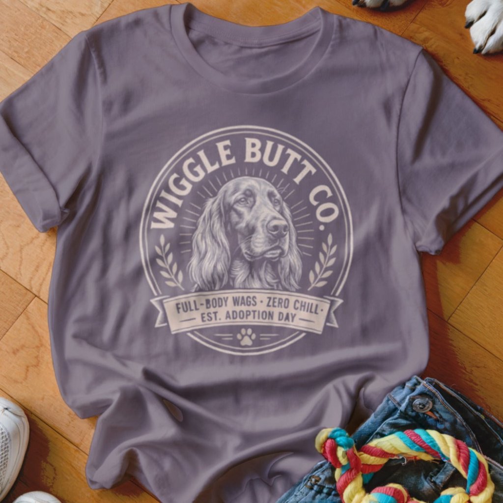 Wiggle Butt Co Irish Setter Shirt - The Pawsitive Initiative